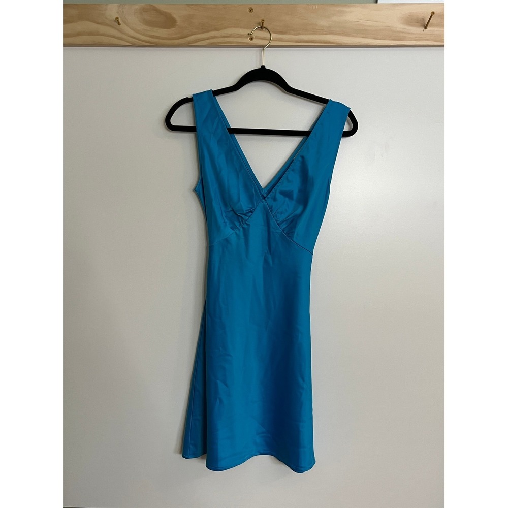 Peppermayo‎ Audrey Vintage Slip Dress Mini Blue Women Size 2
